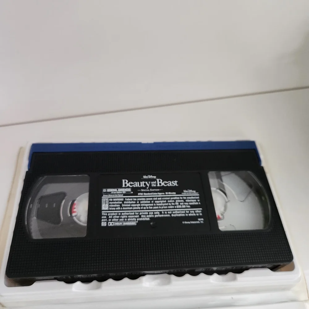 Vintage DISNEY VHS: 1991 BEAUTY & THE BEAST - Special Edition - Platinum Edition